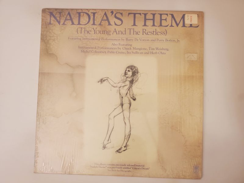 Barry De Vorzon and Perry Botkin, Jr. Nadia's Theme (The Young And The Restless) vinyl record